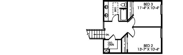 Upper/Second Floor Plan: 33-180