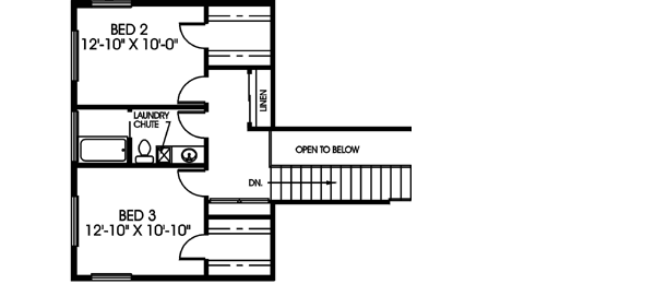 Upper/Second Floor Plan: 33-181