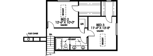 Upper/Second Floor Plan: 33-182