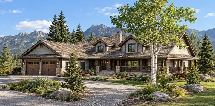 Country house plans 33-184 - front exterior, 2,397 sq ft, 3 bed, 2 bath house plans | Monster House Plans