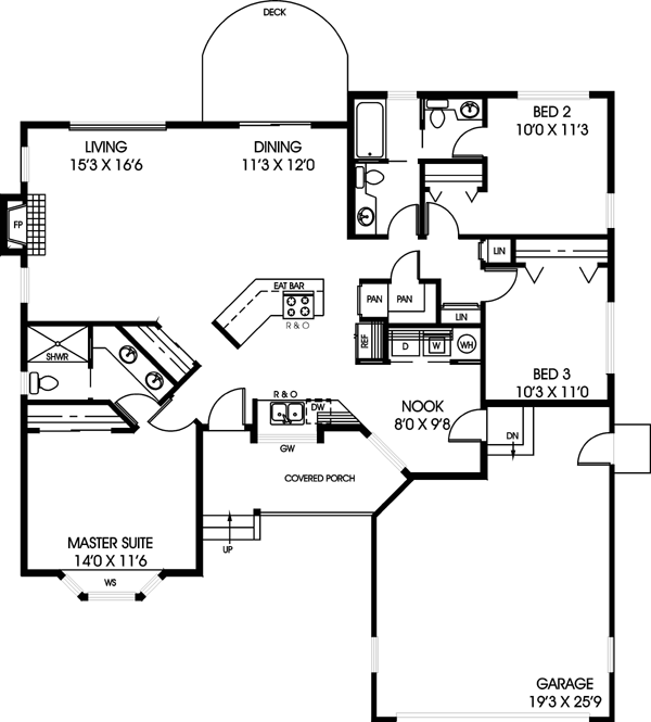 Main Floor Plan: 33-185