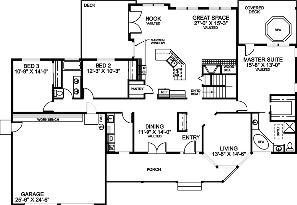 Main Floor Plan: 33-186