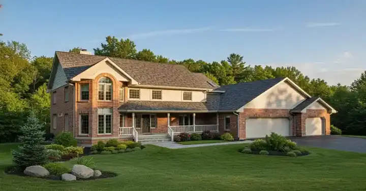 Traditional house plans 33-200 - front exterior, 3,545 sq ft, 4 bed, 4 bath house plans | Monster House Plans