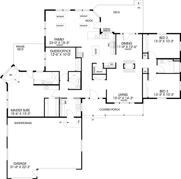 Main Floor Plan: 33-206