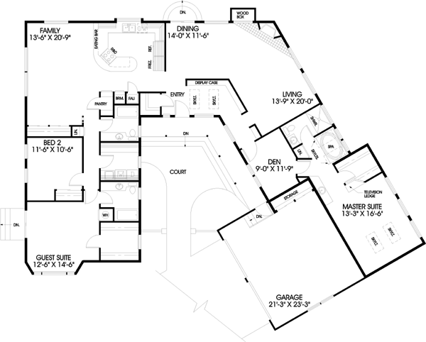 Main Floor Plan: 33-208