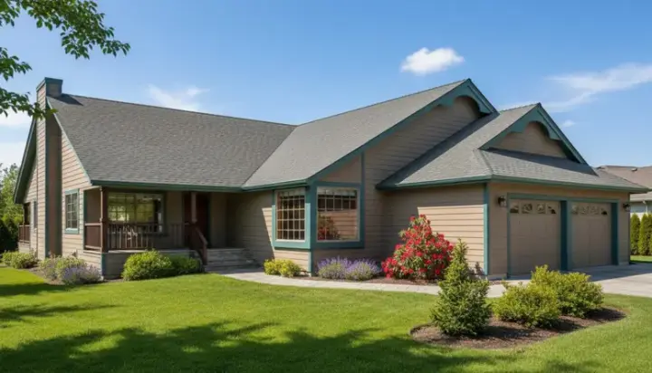 Country house plans 33-214 - front exterior, 1,630 sq ft, 3 bed, 2 bath house plans | Monster House Plans