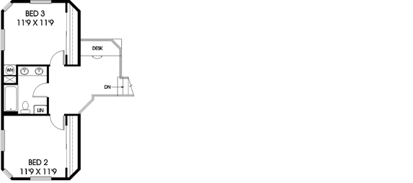 Upper/Second Floor Plan: 33-219