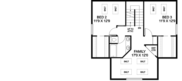 Upper/Second Floor Plan: 33-221