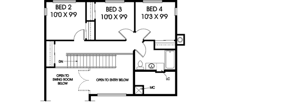 Upper/Second Floor Plan: 33-226
