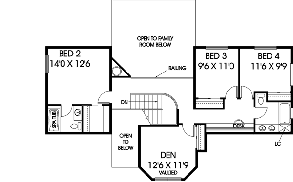 Upper/Second Floor Plan: 33-230