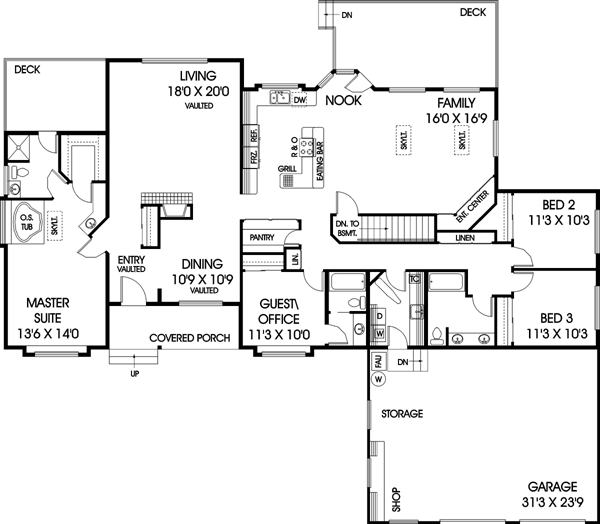 Main Floor Plan: 33-233