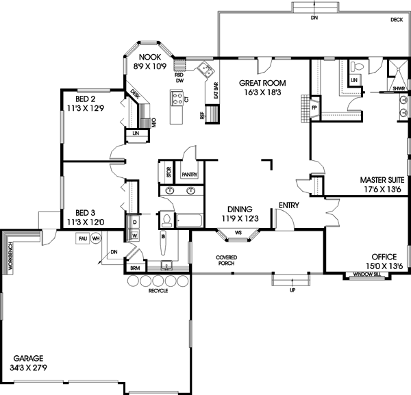 Main Floor Plan: 33-238