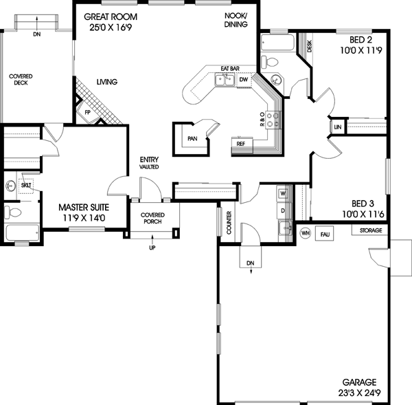 Main Floor Plan: 33-240