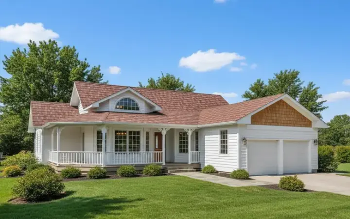 Traditional house plans 33-241 - front exterior, 2,125 sq ft, 3 bed, 2 bath house plans | Monster House Plans