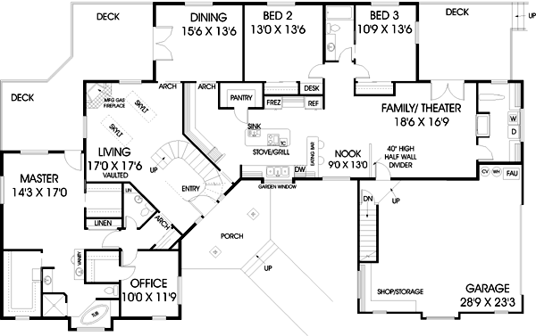Main Floor Plan: 33-242