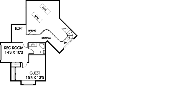 Upper/Second Floor Plan: 33-242