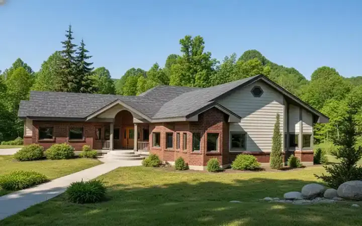 Traditional house plans 33-244 - front exterior, 3,727 sq ft, 3 bed, 3 bath house plans | Monster House Plans