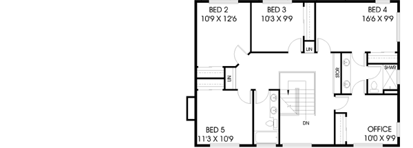 Upper/Second Floor Plan: 33-245