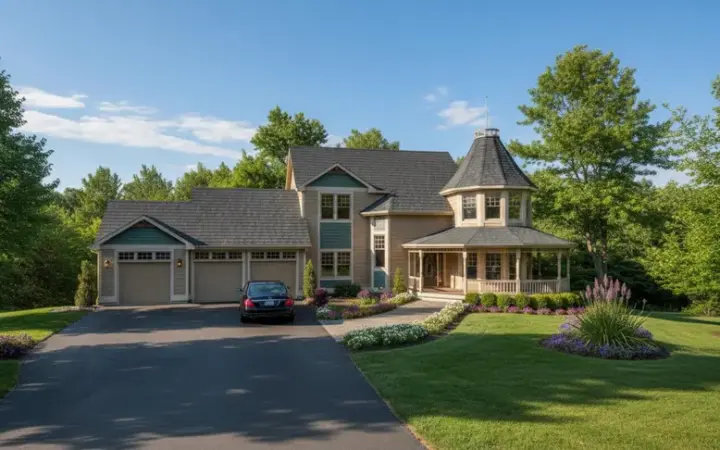 Victorian house plans 33-246 - front exterior, 3,775 sq ft, 5 bed, 3 bath house plans | Monster House Plans