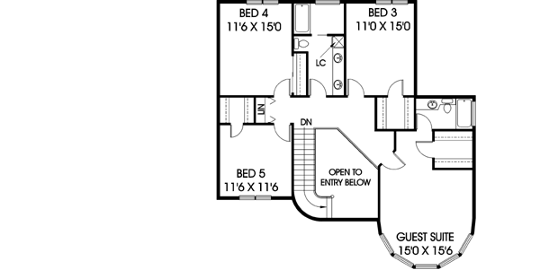 Upper/Second Floor Plan: 33-246