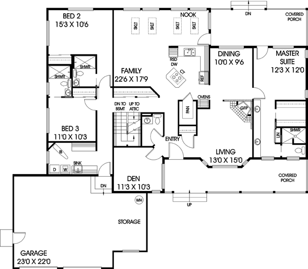 Main Floor Plan: 33-250