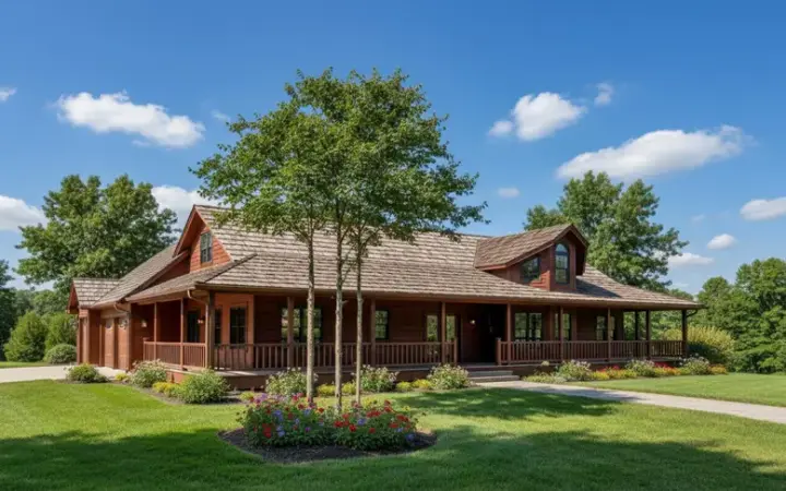 Country house plans 33-258 - front exterior, 2,592 sq ft, 3 bed, 2 bath house plans | Monster House Plans