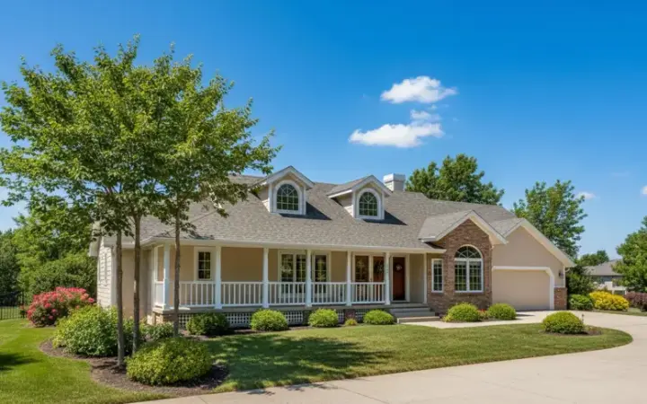 Country house plans 33-263 - front exterior, 2,418 sq ft, 3 bed, 3 bath house plans | Monster House Plans