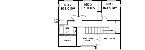 Upper/Second Floor Plan: 33-269