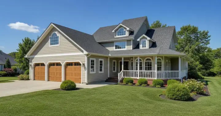 Traditional house plans 33-275 - front exterior, 2,722 sq ft, 3 bed, 3 bath house plans | Monster House Plans