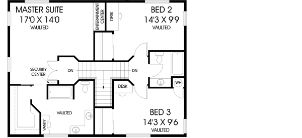 Upper/Second Floor Plan: 33-279