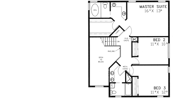 Upper/Second Floor Plan: 33-295