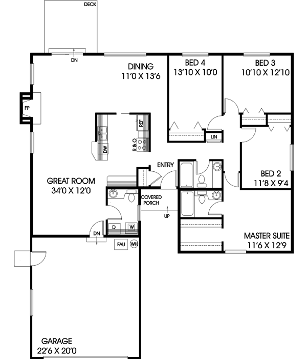 Main Floor Plan: 33-318