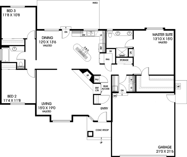 Main Floor Plan: 33-327