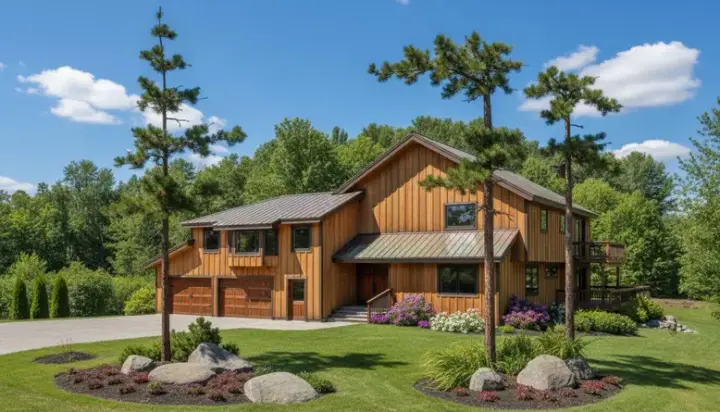 Contemporary house plans 33-328 - front exterior, 2,851 sq ft, 3 bed, 3 bath house plans | Monster House Plans