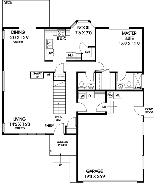 Main Floor Plan: 33-330