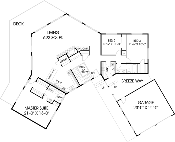 Main Floor Plan: 33-333