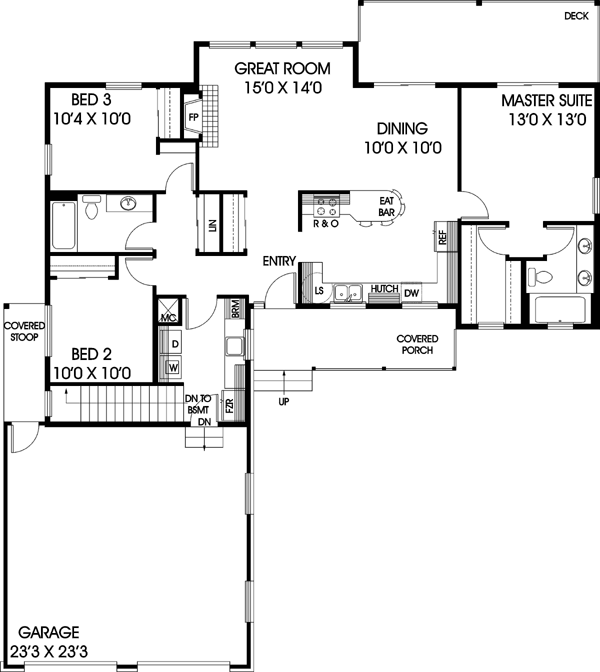 Main Floor Plan: 33-346