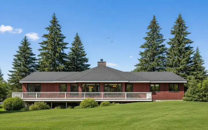 Contemporary house plans 33-349 - front exterior, 1,873 sq ft, 2 bed, 2 bath house plans | Monster House Plans