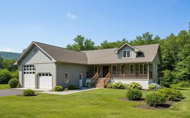 Northwest house plans 33-360 - front exterior, 2,902 sq ft, 2 bed, 3 bath house plans | Monster House Plans