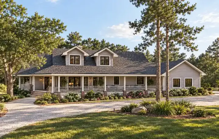 Northwest house plans 33-363 - front exterior, 2,228 sq ft, 3 bed, 2 bath house plans | Monster House Plans