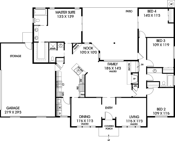 Main Floor Plan: 33-366