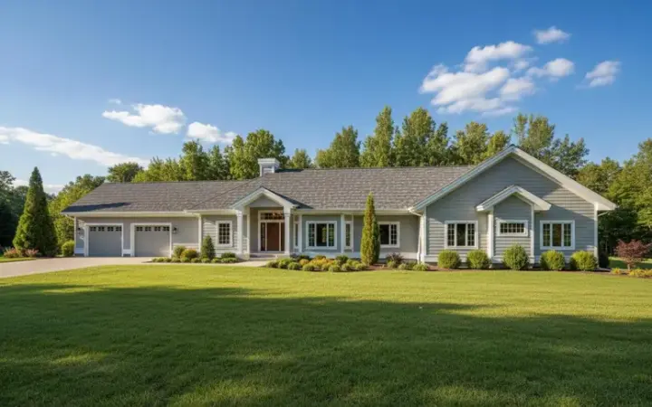 Northwest house plans 33-381 - front exterior, 2,579 sq ft, 3 bed, 3 bath house plans | Monster House Plans