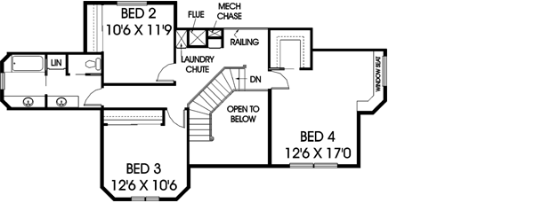 Upper/Second Floor Plan: 33-382