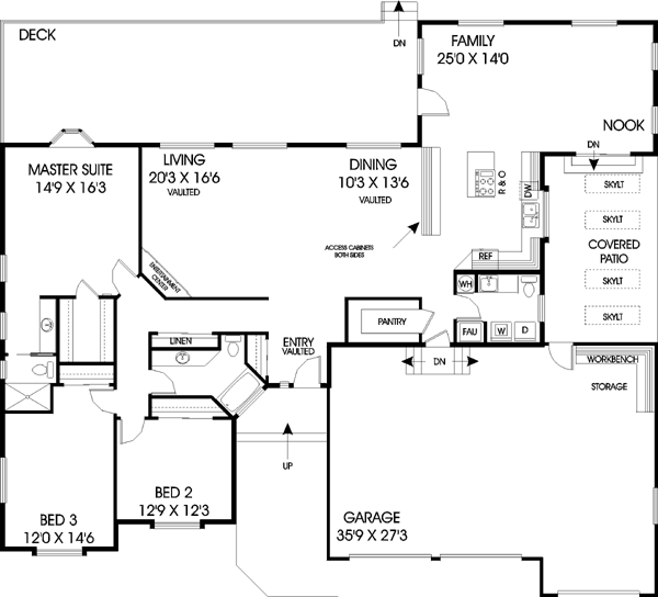 Main Floor Plan: 33-388