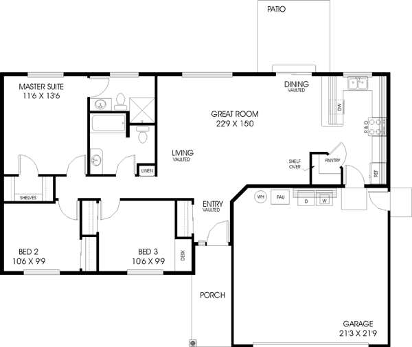 Main Floor Plan: 33-390