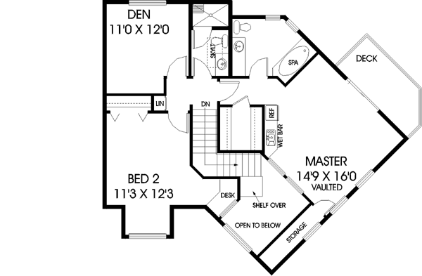 Upper/Second Floor Plan: 33-393