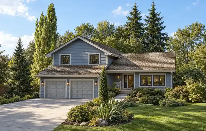 Northwest house plans 33-420 - front exterior, 1,744 sq ft, 3 bed, 2 bath house plans | Monster House Plans