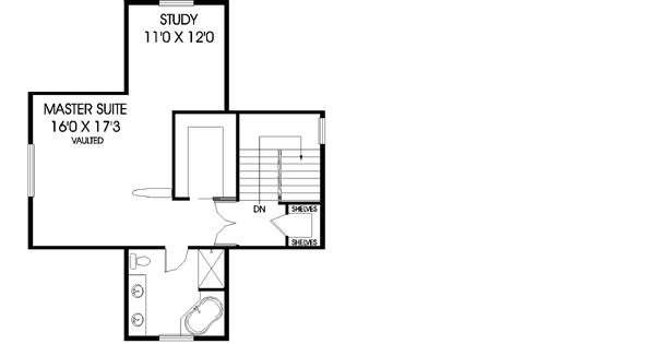 Upper/Second Floor Plan: 33-423