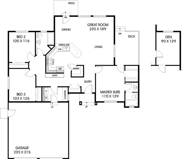 Main Floor Plan: 33-427