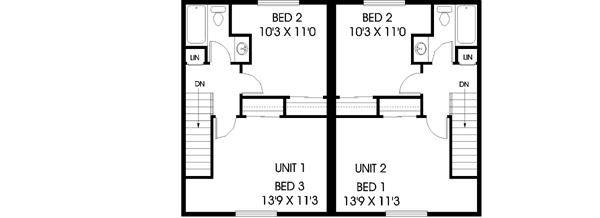 Upper/Second Floor Plan: 33-430